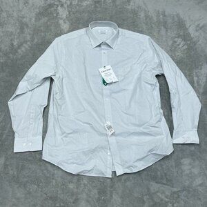 Calvin Klein Mens Wrinkle Free Fresh XL Button-Up Shirt a1200